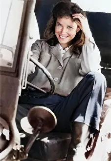 Movies Prints: Barbara Hershey, on-set of the Film, 'The Right Stuff', Warner Bros. 1983