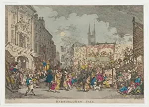Disorder Prints: Bartholomew Fair 1807 Thomas Rowlandson Rowlandson's leading cataloguer Joseph Grego