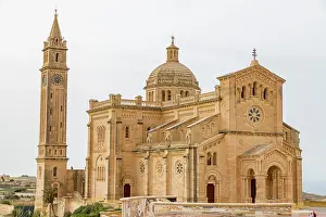 Basilica Prints: Basilica of the National Shrine of the Blessed Virgin of Ta Pinu on the island of Gozo in Malta