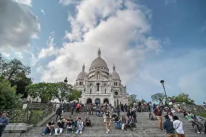 Urban Environment Prints: Basilica Sacre-Coeur de Motmartre