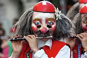 Instrument Prints: Basler Fasnacht, Carnival of Basel, Basel, Switzerland, Europe
