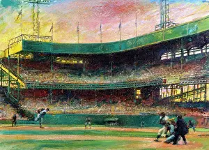 Sports Clothing Prints: Up at Bat Lance Richbourg (b.1938/American)