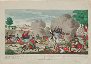Battle Prints: The Battle of Friedland. A Charge of the Russian Leib Guard on 14 June 1807 by Naudet