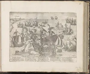 Voorkeursbeeld Prints: Battle on the Zuiderzee, 1573; Series 6: Dutch events