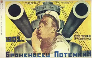 Film Prints: Battleship Potemkin, a 1925 silent film directed by Sergei Eisenstein and produced by Mosfilm