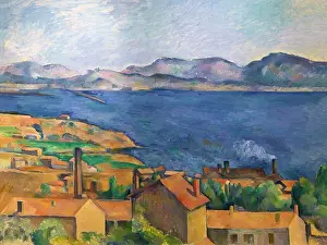 Post Impressionism Prints: The Bay of Marseille seen from L'Estaque