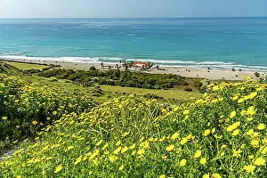 Coast Prints: The beach of Kourion, Episkopi, Cyprus, Europe