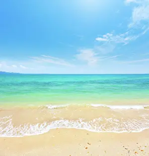 Tourismus Prints: beach and tropical sea. Koh Samui beach and tropical sea