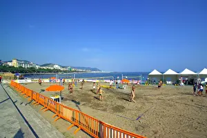 Beach Prints: Beach volley, Santa Teresa beach, Salerno, Campania, Italy