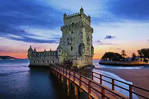 Entrances Prints: Belem Tower or Tower of St Vincent