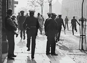Riots Prints: The Belfast Riots -- A baton charge at Templemore Avenue