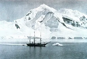 Maritime Prints: The BELGICA anchored at Mount William