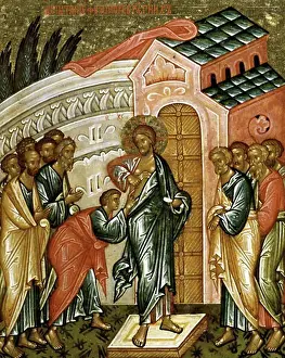 Paintings And Illustration Prints: The Believed Thomas End of 15th Century Artist Unknown Icon Cathedral of St