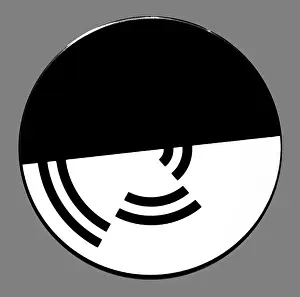 Visible Prints: Benham's Disk (Benham's Top) a top painted with the pattern shown