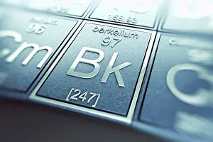 Metallic Prints: Berkelium (Chemical Element)