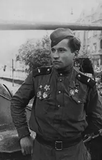 Aviation Prints: Berlin. Hero of the Soviet Union Sergeant Major Mikhail Korotov