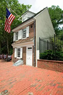 Brick Prints: The Betsy Ross House on East Third Street