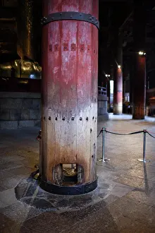 Buddhist Prints: Big Buddha Hall (Daibutsuden) in Todaiji Temple