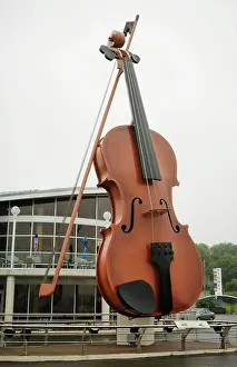 Giant Prints: Big Fiddle At The Marine Terminal In Sydney, Nova Scotia
