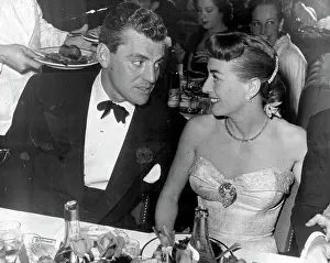 Group Of People Prints: Big Hollywood question was whether Joan Crawford would take attorney Greg Bautzer as husband No