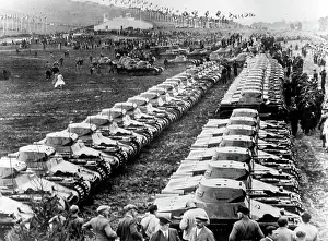 Holocaust Prints: Part of the biggest mechanised army manoeuvres ever held in Germany