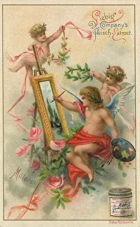 Farbig Prints: Bilderserie Bildende Künste, Malerei