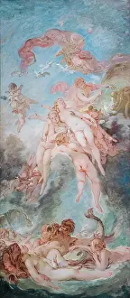 Youngadult Prints: The Birth of Venus; about 1765; Oil on canvas Francois Boucher; French; 1703-70
