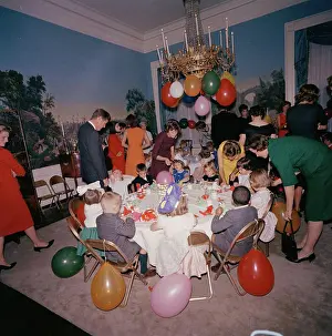 Associate Prints: Birthday party for Caroline Kennedy and John F