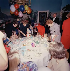 Presidents Prints: Birthday party for Caroline Kennedy and John F