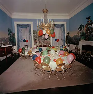 Presidents Prints: Birthday party for Caroline Kennedy and John F