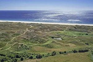 Natural Preserve Prints: Biville dunes, nature reserve near Vasteville and Heauville