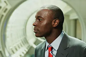 Preoccupied Prints: Serious Black businessman