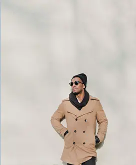 Attractive Prints: Black man in stylish sunglasses