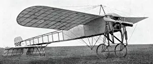 1910s Prints: Bleriot monoplane used by the British army, 1914