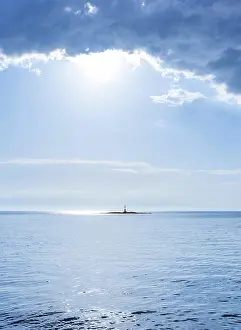 Peninsula Prints: Blick auf die Adria bei Porec, Adria, Istrien, Kroatien, Europa