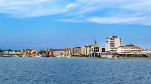 Peninsula Prints: Blick auf Umag, Adria, Istrien, Kroatien, Europa