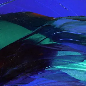 Paintings And Illustration Prints: Blue Hills remebered 2006 Michael Mortimer Robinson (b.1949 Rhodesian) Mixed media