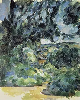 Paul Prints: Blue Landscape Paul Cezanne (1839-1906/French) State Hermitage Museum