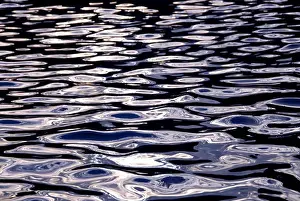 Pure Prints: Blue water surface abstract background