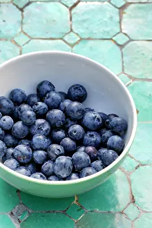 Studio Photo Prints: Blueberries in a bowl