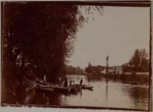 Anonymous Prints: Boats on the Seine Boats on the Seine