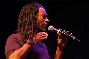 Monterey Bay Prints: BOBBY MCFERRIN sing at the MONTEREY JAZZ FESTIVAL - CALIFORNIA