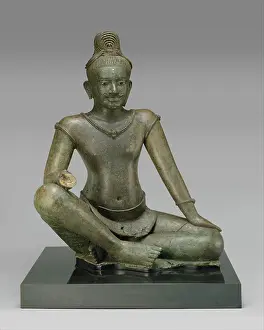 Serve Prints: The Bodhisattva Avalokiteshvara Seated in Royal Ease late 10th-early 11th century Cambodia The Buddhist embodiment of