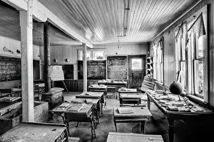 Abandoned Prints: Bodie Schoolhouse, Bodie State Historic Park, California