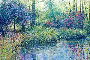 Swamp Prints: The Bog Garden-Morning, June 2004 Charles Neal (b.1951/British) Oil on canvas