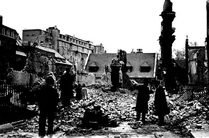 Refugee Prints: Bombing of Historic Sergent's Inn