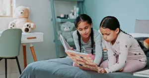 Notebook Prints: Book, siblings and bedroom with story