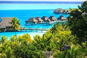 South Pacific Prints: Bora Bora Nui Resort & Spa, Bora Bora Island
