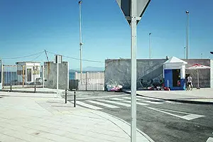 South Europe Prints: Border crossing between Spain and Morocco El Tarajal
