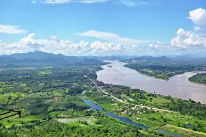 Farm Prints: Over border short of Mea-Kong river between Thailand and Laos